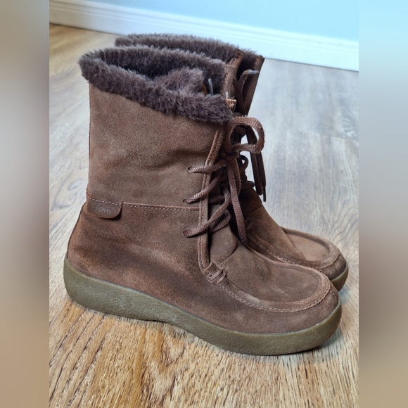 Cougar Cricket Brown Suede Lace Up Boot - 6 - Picture 8 of 9